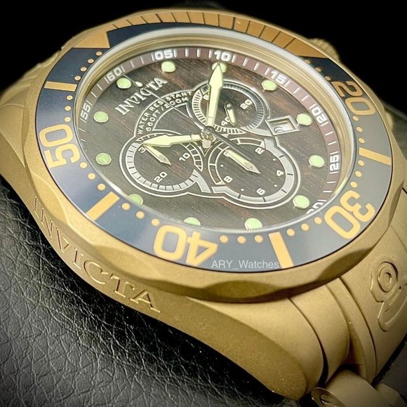 NEW Invicta Pro Diver 47MM Brown Dial Swiss Quartz Bracelet Watch - Picture 6 of 11